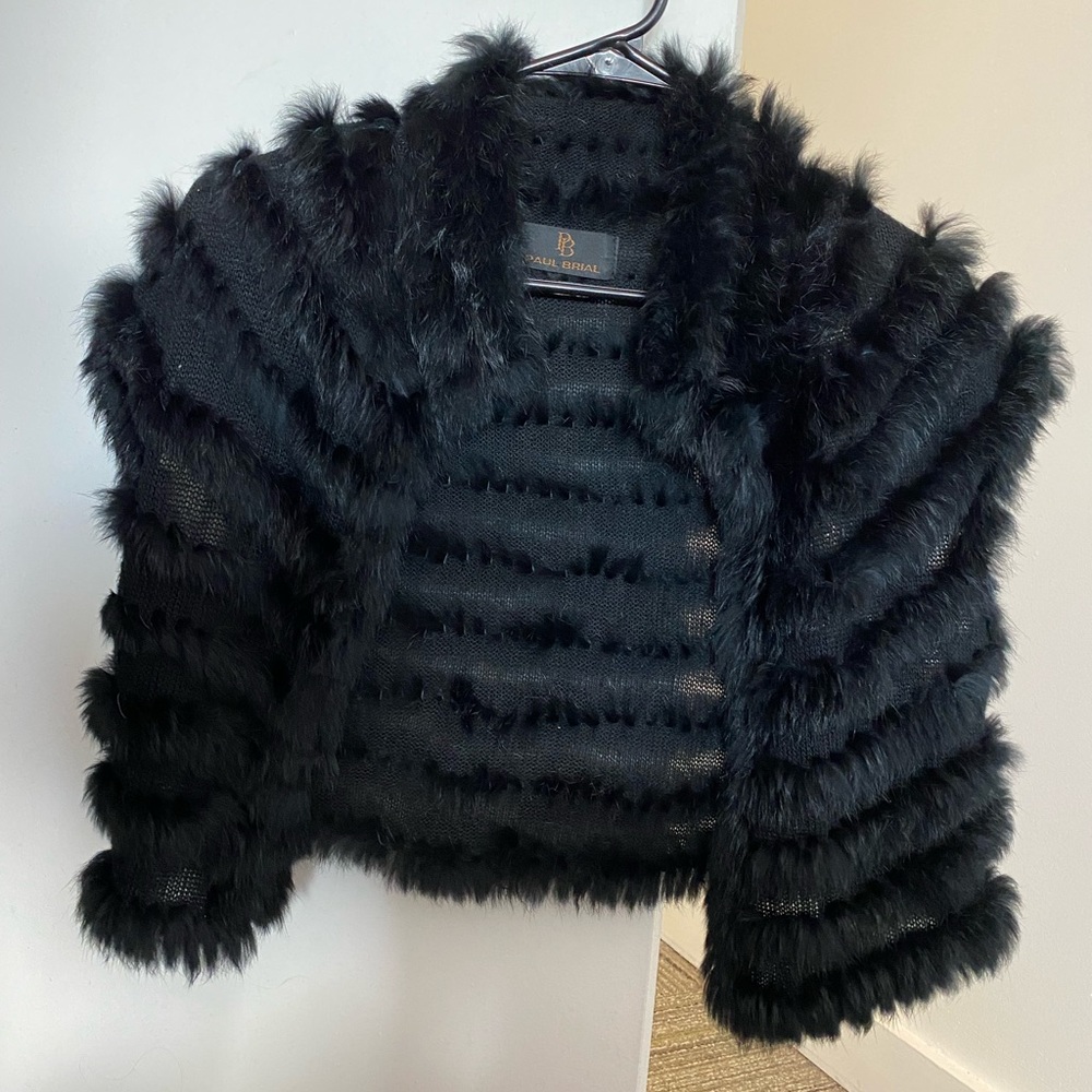 Rabbit Fur Bolero Jacket